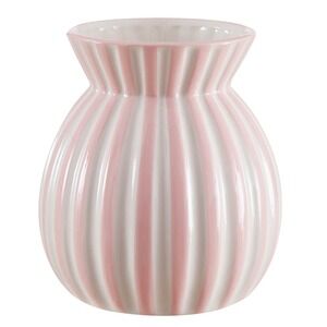 Ceramic Striped Vase Pink/White - Mainstays, Walmart‎ Spring 2026